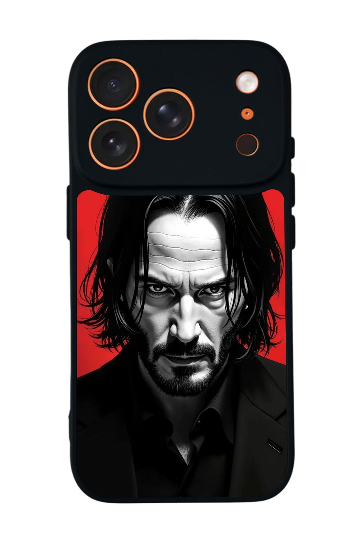 iPhone 17 Pro Max Uyumlu JohnWick Tasarımlı Glossy Premium Kılıf