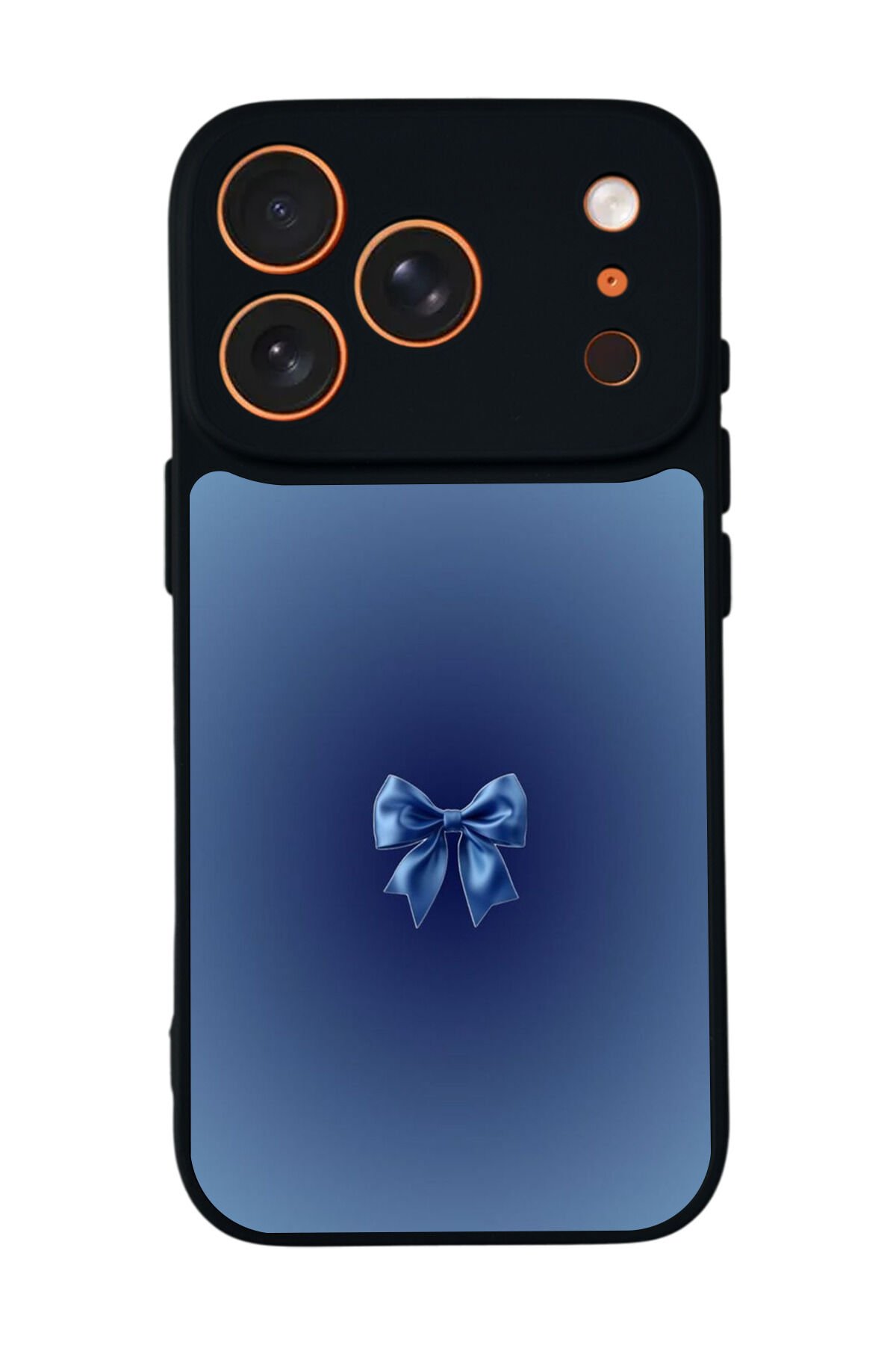 iPhone 17 Pro Uyumlu Kurdele Tasarımlı Glossy Premium Kılıf