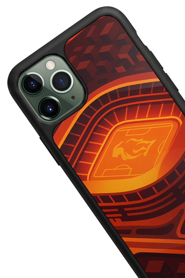 iPhone 11 Pro Max Uyumlu Aslan Tasarımlı Glossy Premium Kılıf