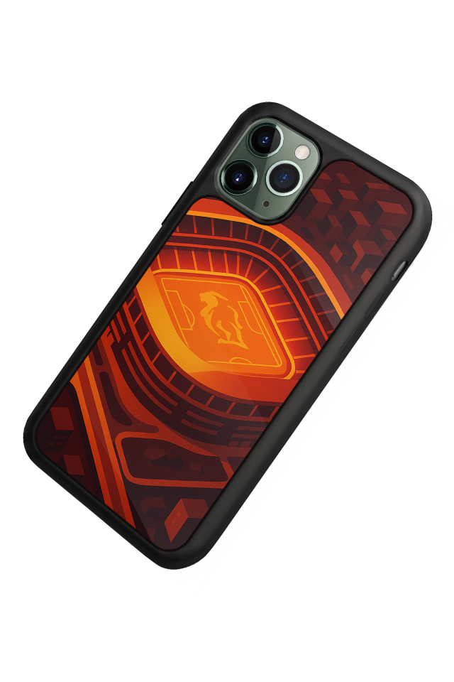 iPhone 11 Pro Max Uyumlu Aslan Tasarımlı Glossy Premium Kılıf