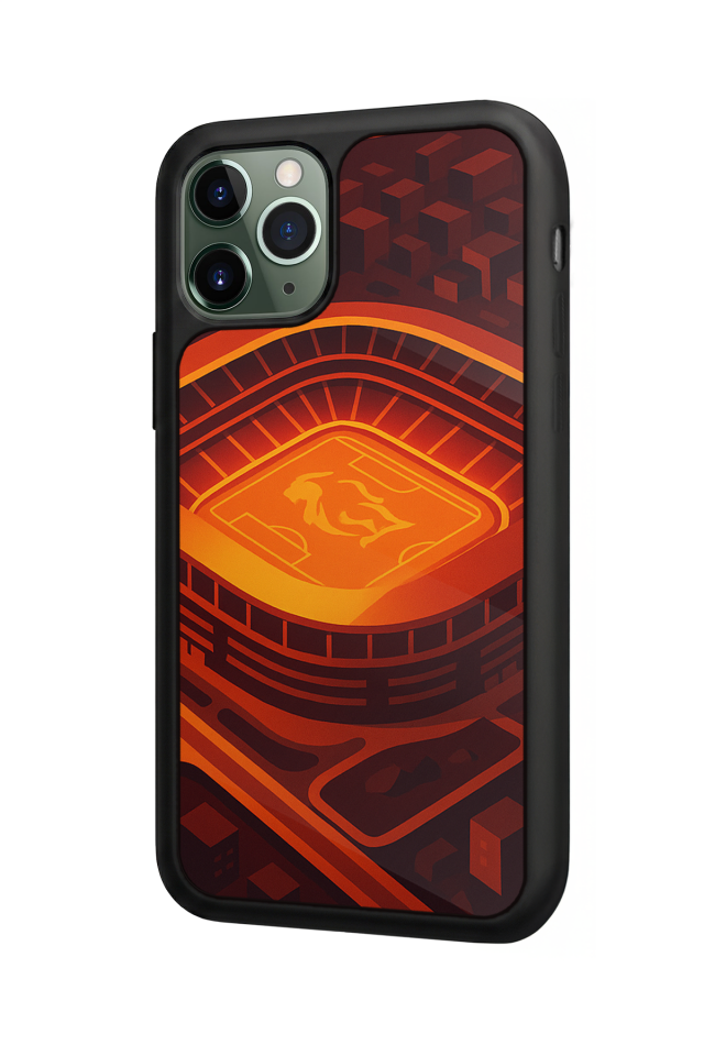 iPhone 11 Pro Max Uyumlu Aslan Tasarımlı Glossy Premium Kılıf