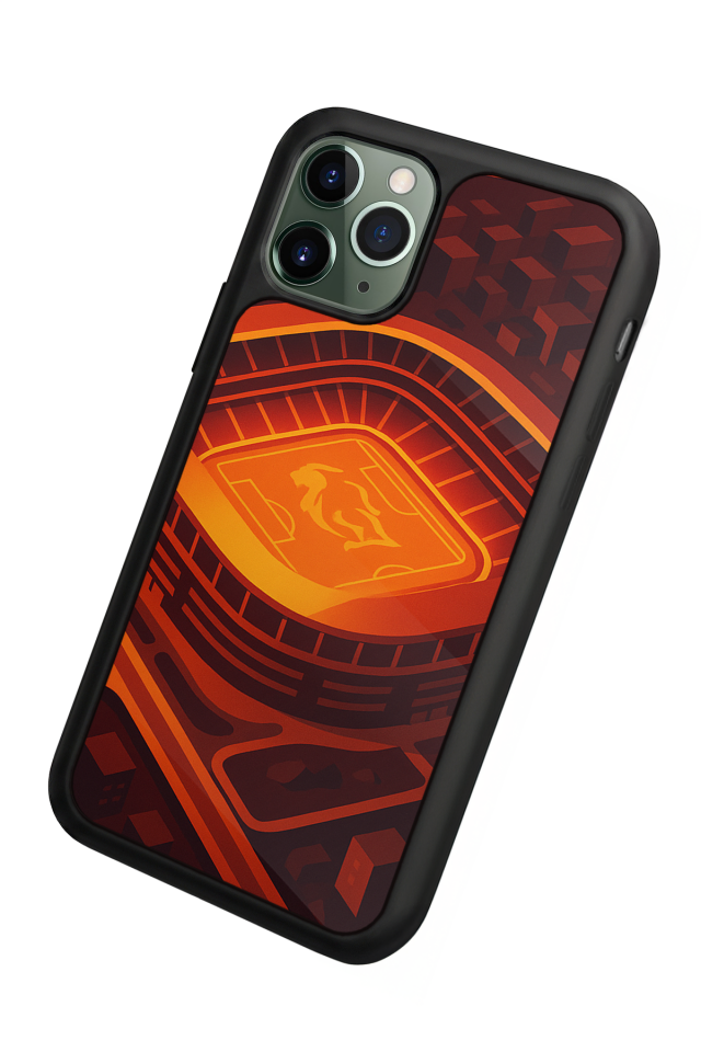 iPhone 11 Pro Max Uyumlu Aslan Tasarımlı Glossy Premium Kılıf