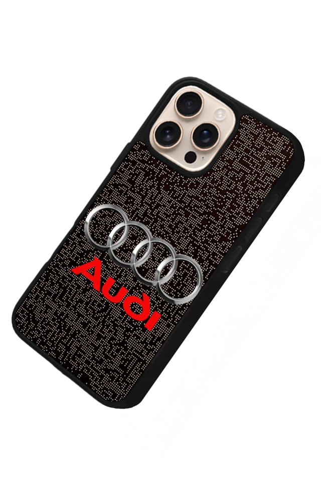 iPhone 14 Pro Max Uyumlu Audi Tasarımlı Glossy Premium Kılıf