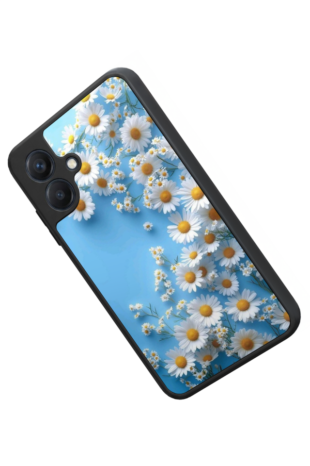 Samsung Galaxy A07 Uyumlu Cicek Tasarımlı Glossy Premium Kılıf