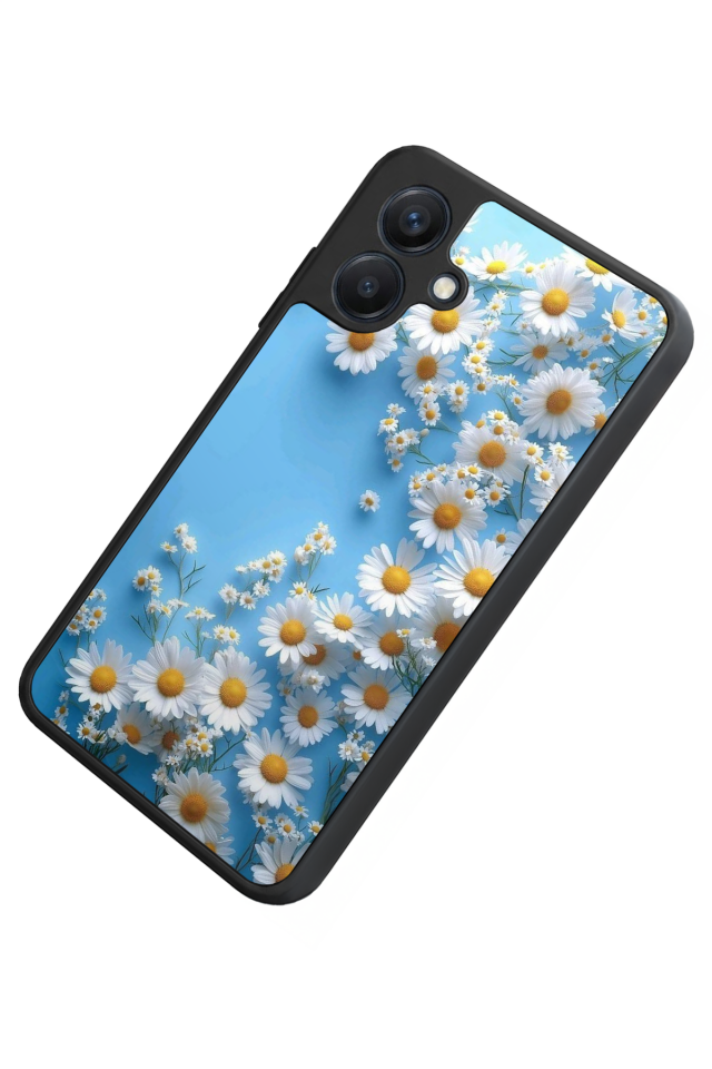 Samsung Galaxy A07 Uyumlu Cicek Tasarımlı Glossy Premium Kılıf