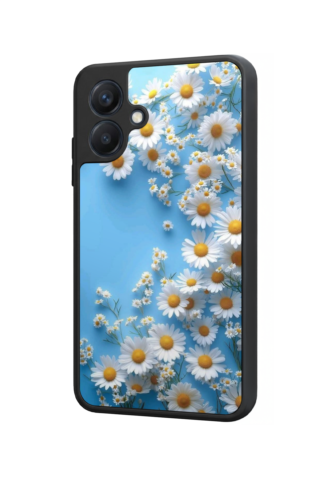 Samsung Galaxy A07 Uyumlu Cicek Tasarımlı Glossy Premium Kılıf