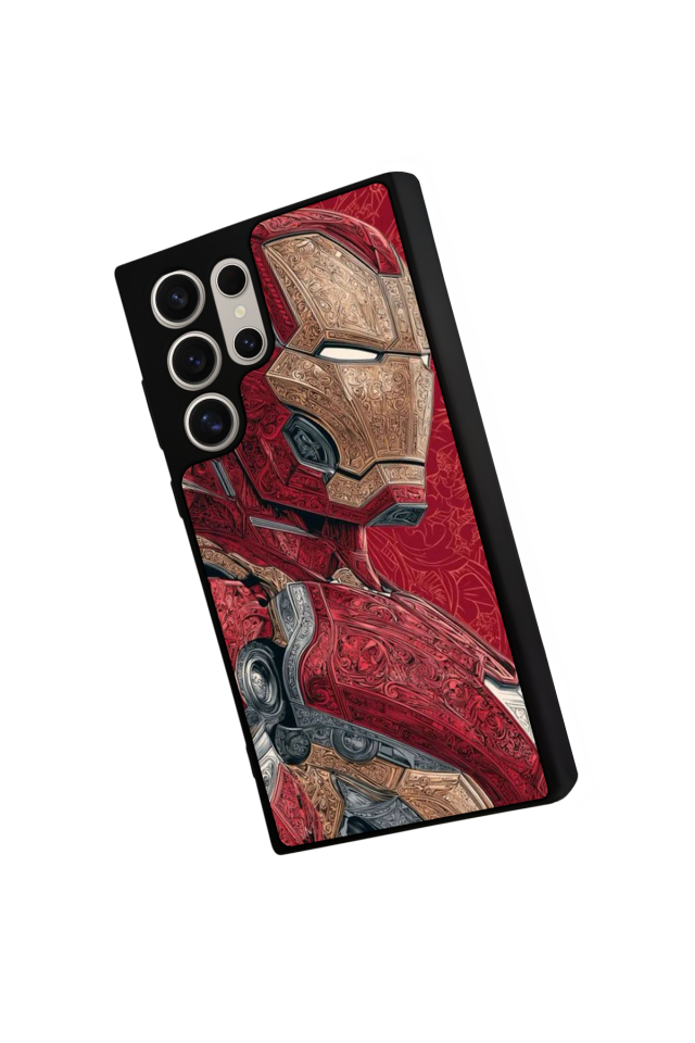 Samsung Galaxy S23 Ultra Uyumlu Iron Man ( Demir Adam ) Tasarımlı Glossy Premium Kılıf