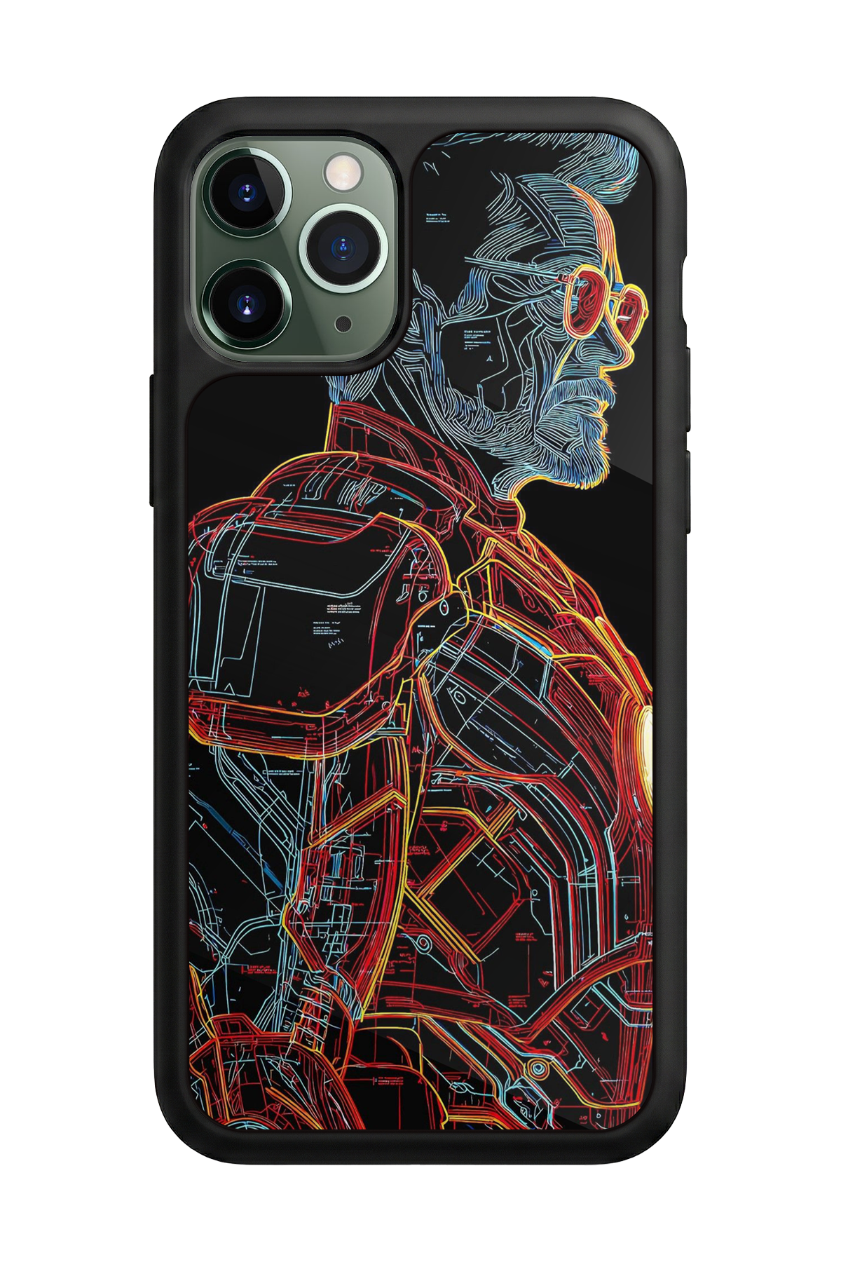 iPhone 11 Pro Uyumlu Iron Man ( Demir Adam ) Tasarımlı Glossy Premium Kılıf