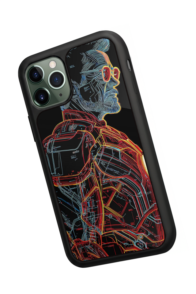 iPhone 11 Pro Uyumlu Iron Man ( Demir Adam ) Tasarımlı Glossy Premium Kılıf