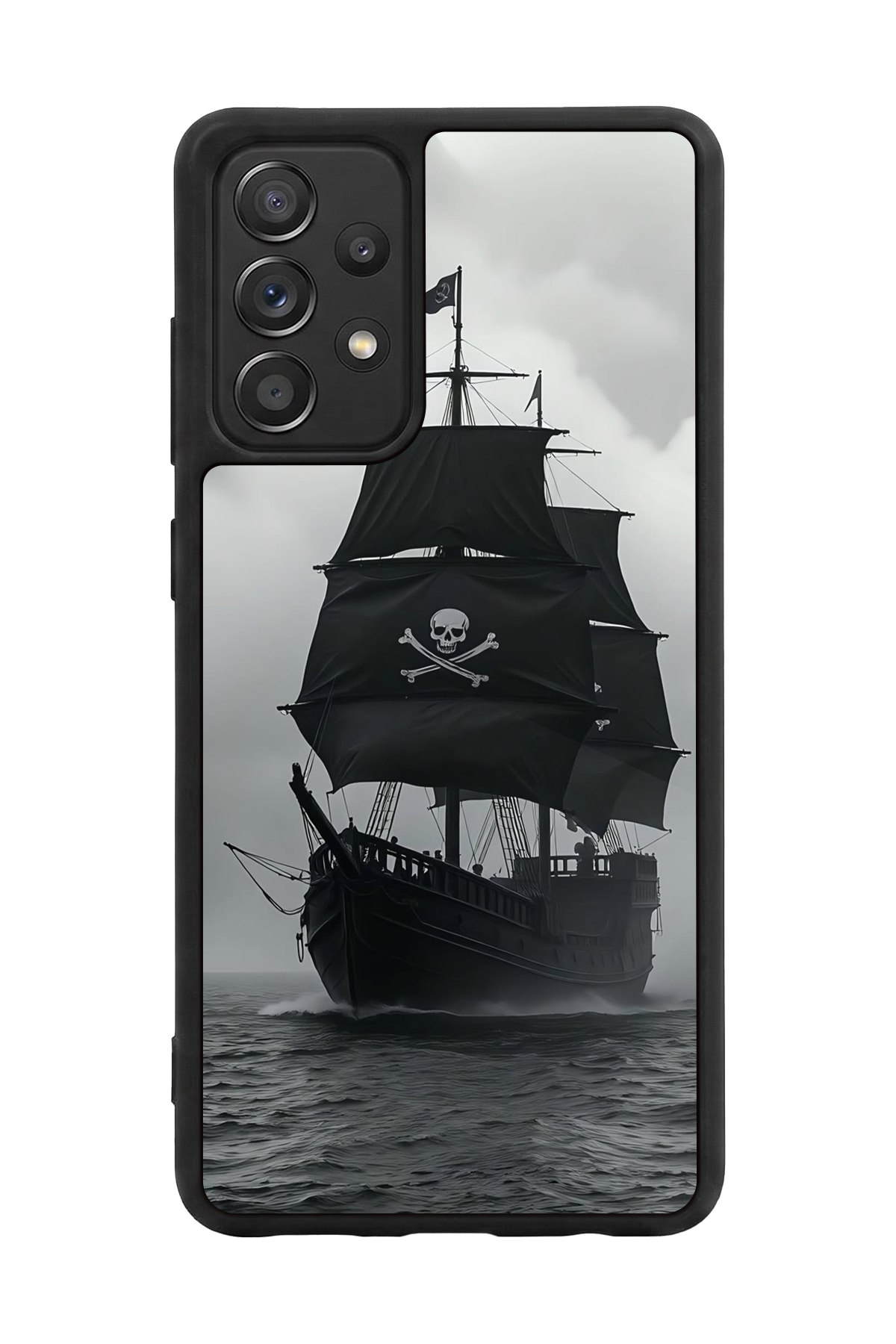 Samsung Galaxy A72 Uyumlu Korsan Tasarımlı Glossy Premium Kılıf