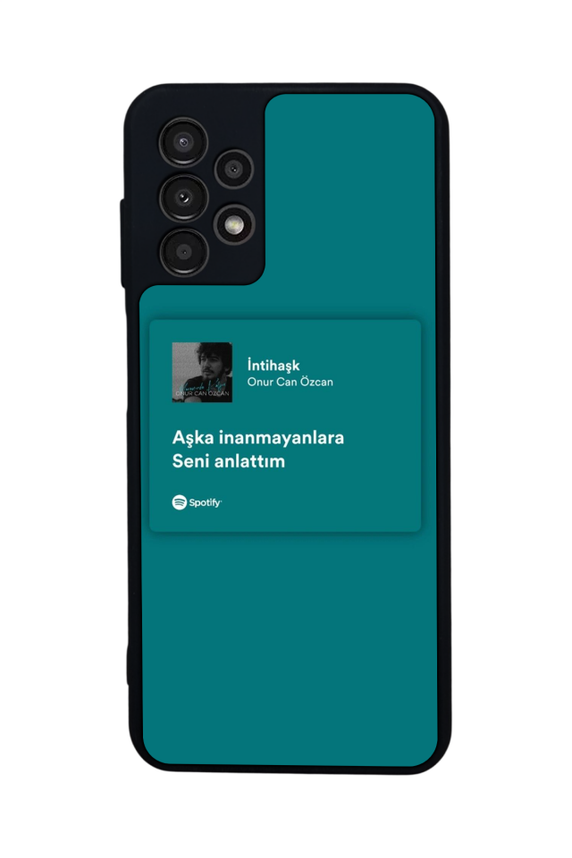 Samsung Galaxy A23 Uyumlu Sarki Sozleri Tasarımlı Glossy Premium Kılıf