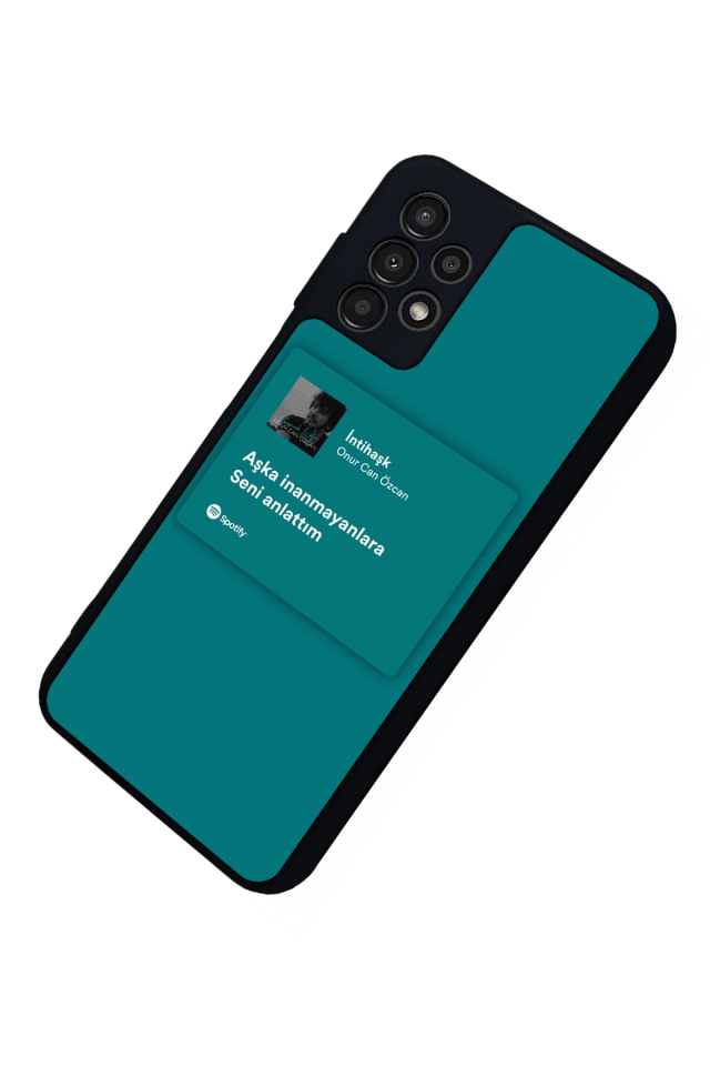 Samsung Galaxy A23 Uyumlu Sarki Sozleri Tasarımlı Glossy Premium Kılıf