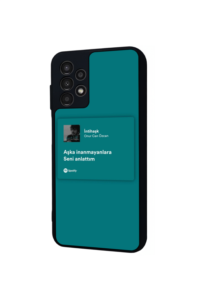 Samsung Galaxy A23 Uyumlu Sarki Sozleri Tasarımlı Glossy Premium Kılıf