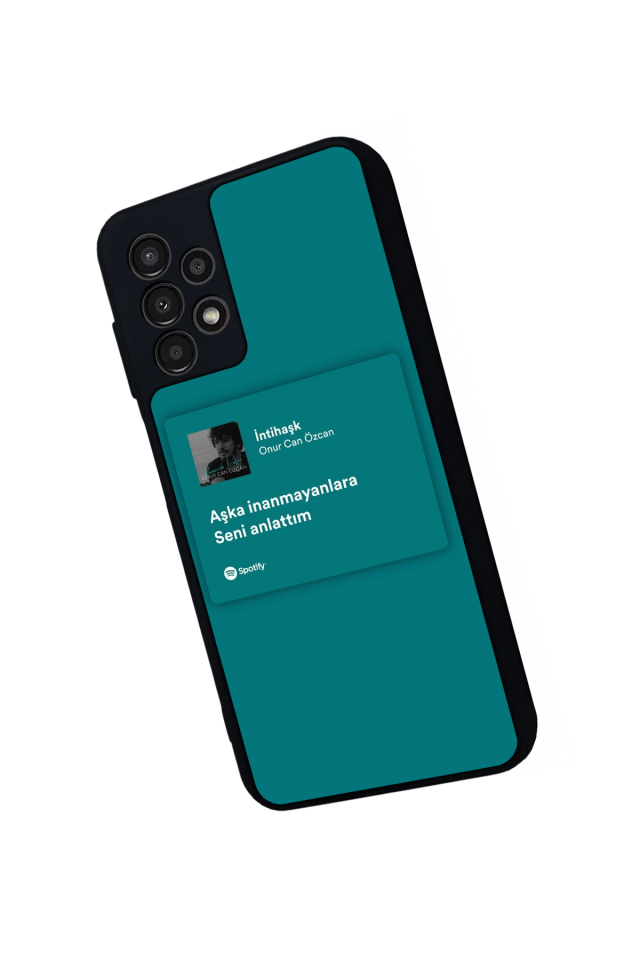 Samsung Galaxy A23 Uyumlu Sarki Sozleri Tasarımlı Glossy Premium Kılıf