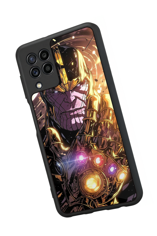 Samsung Galaxy M32 Uyumlu Thanos Tasarımlı Glossy Premium Kılıf