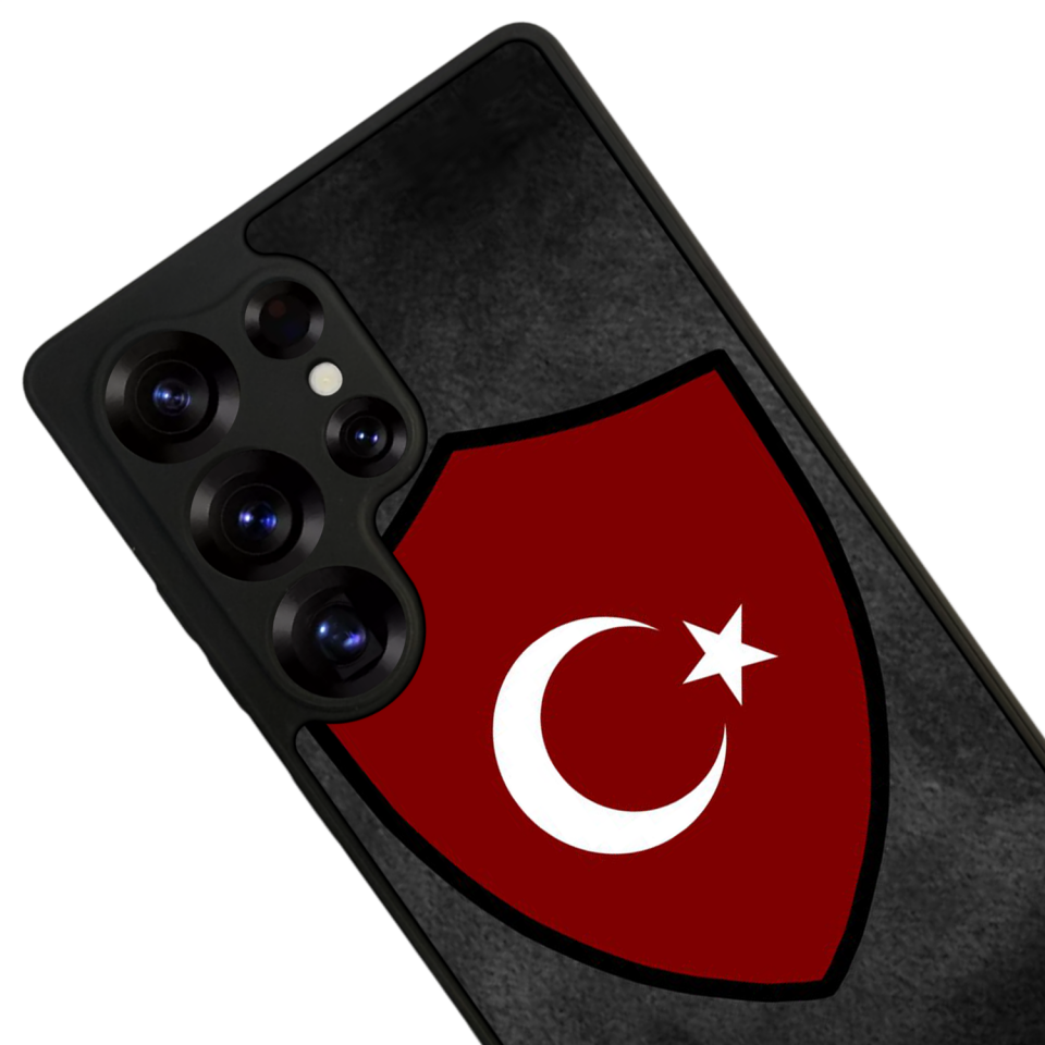 Samsung Galaxy S25 Ultra Uyumlu Türk Bayragi Tasarımlı Glossy Premium Kılıf