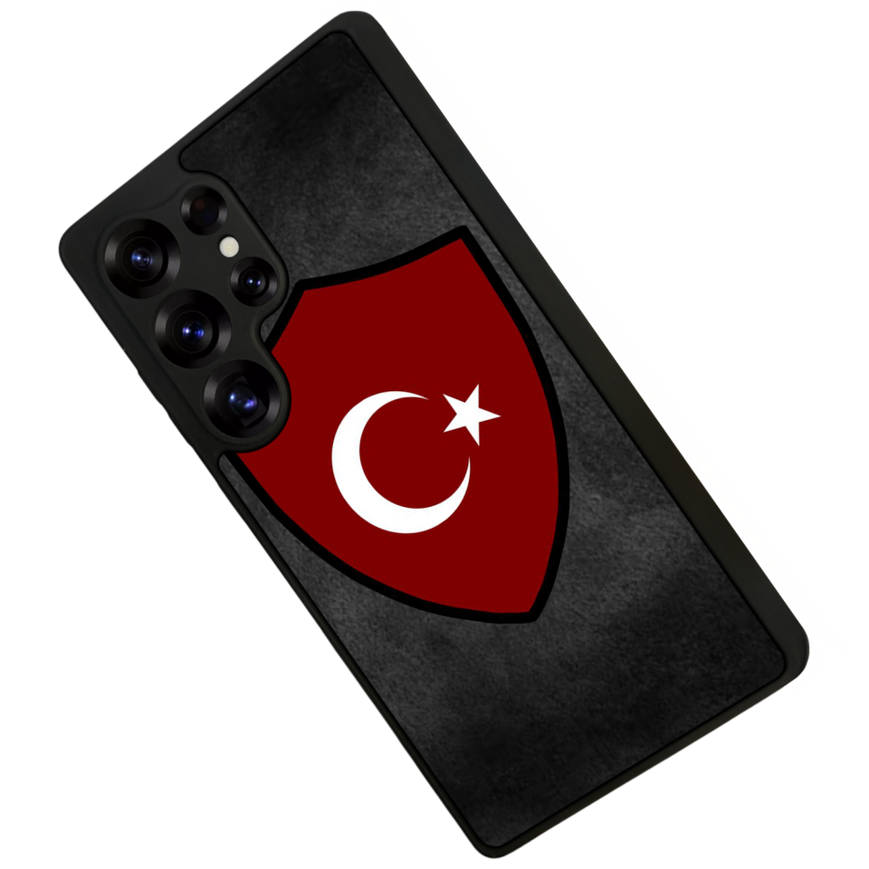 Samsung Galaxy S25 Ultra Uyumlu Türk Bayragi Tasarımlı Glossy Premium Kılıf
