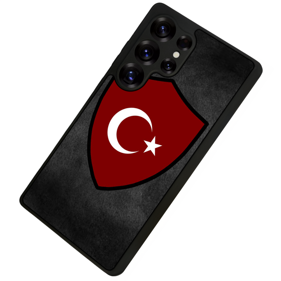 Samsung Galaxy S25 Ultra Uyumlu Türk Bayragi Tasarımlı Glossy Premium Kılıf