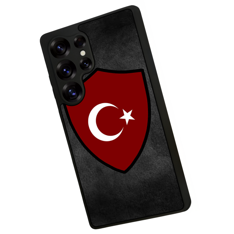 Samsung Galaxy S25 Ultra Uyumlu Türk Bayragi Tasarımlı Glossy Premium Kılıf