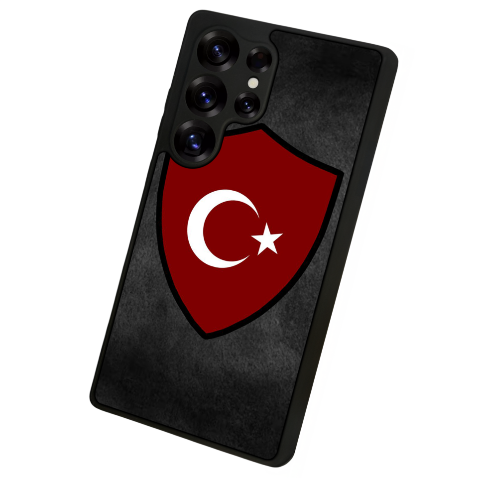 Samsung Galaxy S25 Ultra Uyumlu Türk Bayragi Tasarımlı Glossy Premium Kılıf