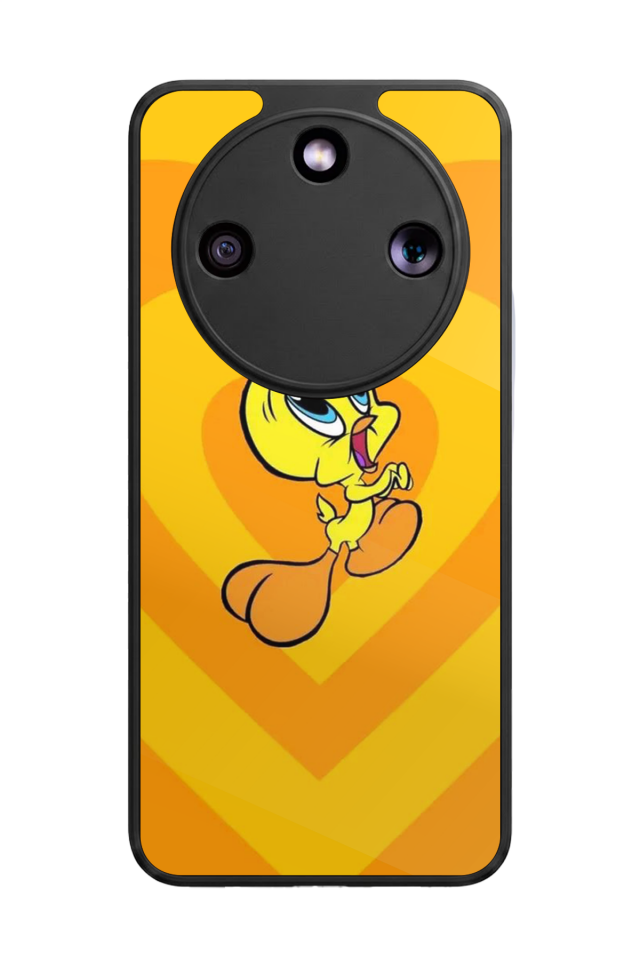 Honor Magic 8 Lite Uyumlu Tweety Tasarımlı Glossy Premium Kılıf