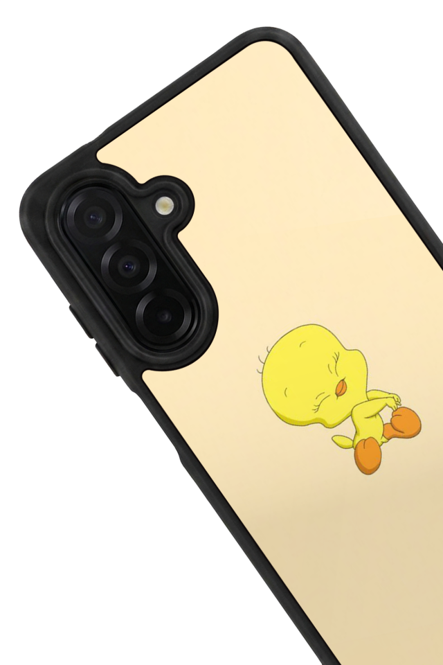 Samsung Galaxy A36 Uyumlu Tweety Tasarımlı Glossy Premium Kılıf