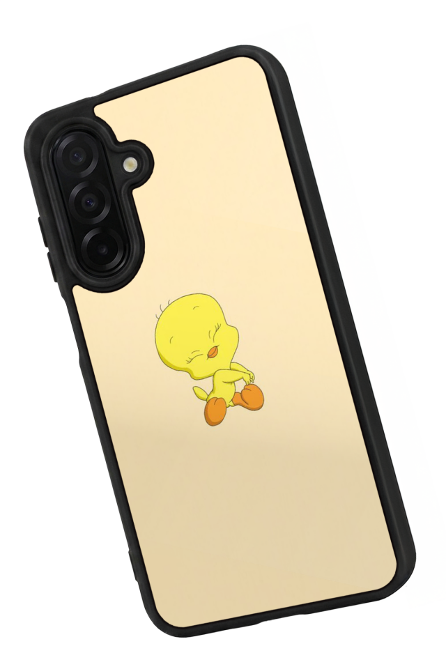Samsung Galaxy A36 Uyumlu Tweety Tasarımlı Glossy Premium Kılıf