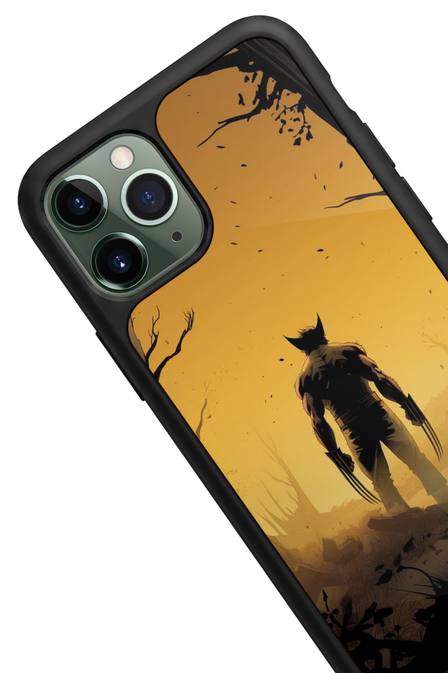 iPhone 11 Pro Max Uyumlu Wolverine Tasarımlı Glossy Premium Kılıf