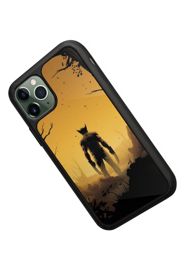 iPhone 11 Pro Max Uyumlu Wolverine Tasarımlı Glossy Premium Kılıf