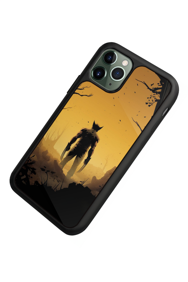 iPhone 11 Pro Max Uyumlu Wolverine Tasarımlı Glossy Premium Kılıf