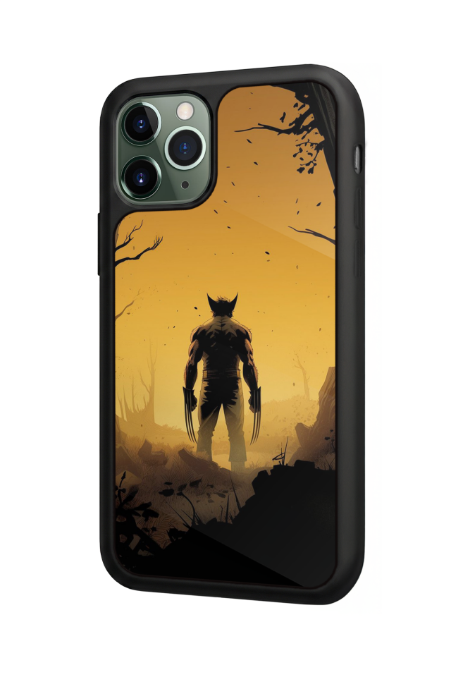 iPhone 11 Pro Max Uyumlu Wolverine Tasarımlı Glossy Premium Kılıf
