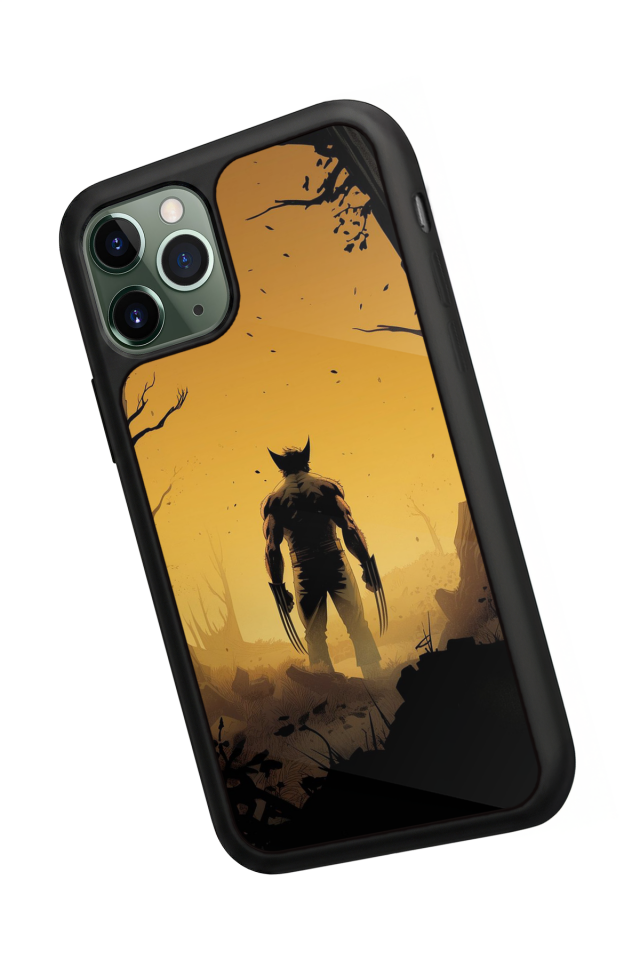 iPhone 11 Pro Max Uyumlu Wolverine Tasarımlı Glossy Premium Kılıf