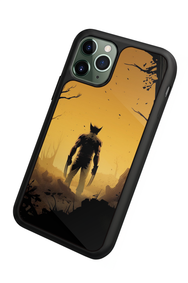 iPhone 11 Pro Max Uyumlu Wolverine Tasarımlı Glossy Premium Kılıf