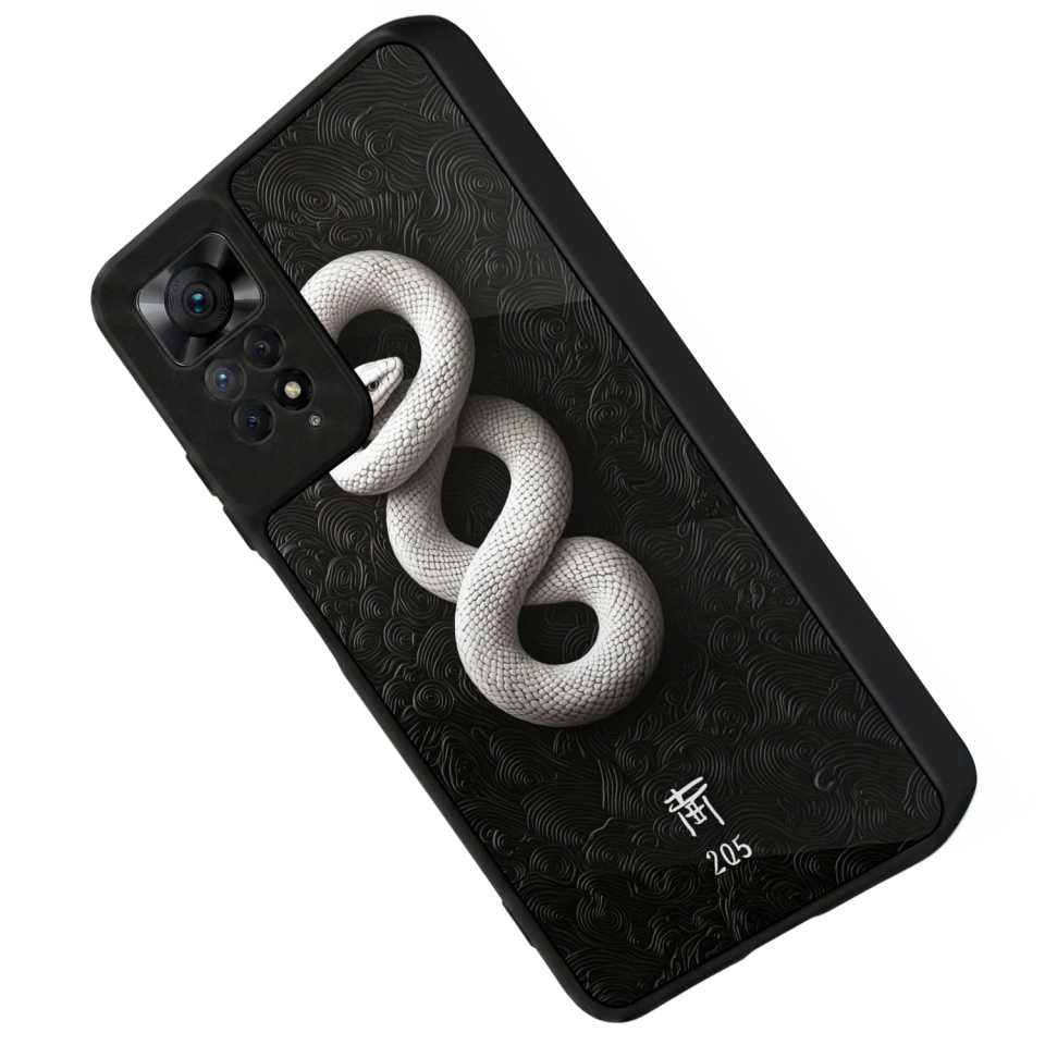 Xiaomi Redmi Note 11 Pro Uyumlu Yılan Tasarımlı Glossy Premium Kılıf