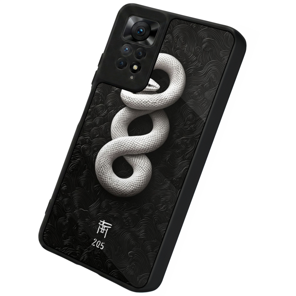 Xiaomi Redmi Note 11 Pro Uyumlu Yılan Tasarımlı Glossy Premium Kılıf