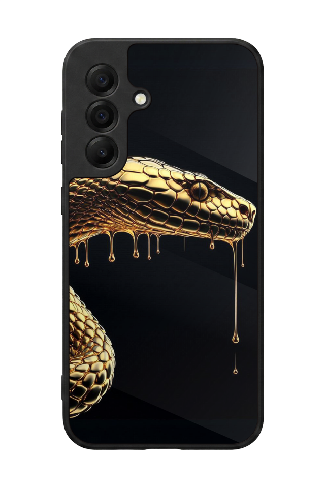 Samsung Galaxy A17 Uyumlu Yılan Tasarımlı Glossy Premium Kılıf