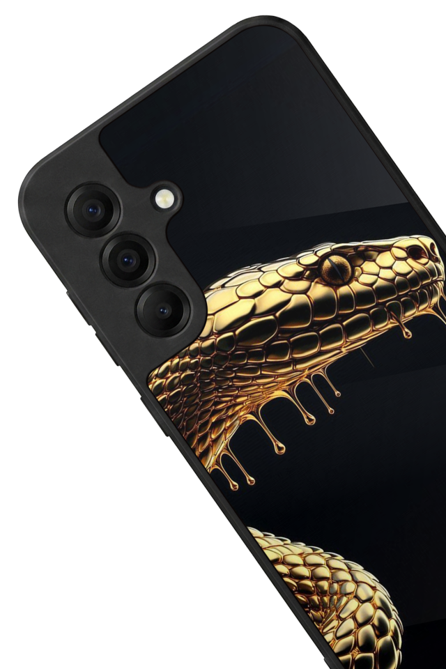 Samsung Galaxy A17 Uyumlu Yılan Tasarımlı Glossy Premium Kılıf