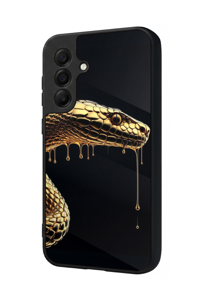 Samsung Galaxy A17 Uyumlu Yılan Tasarımlı Glossy Premium Kılıf