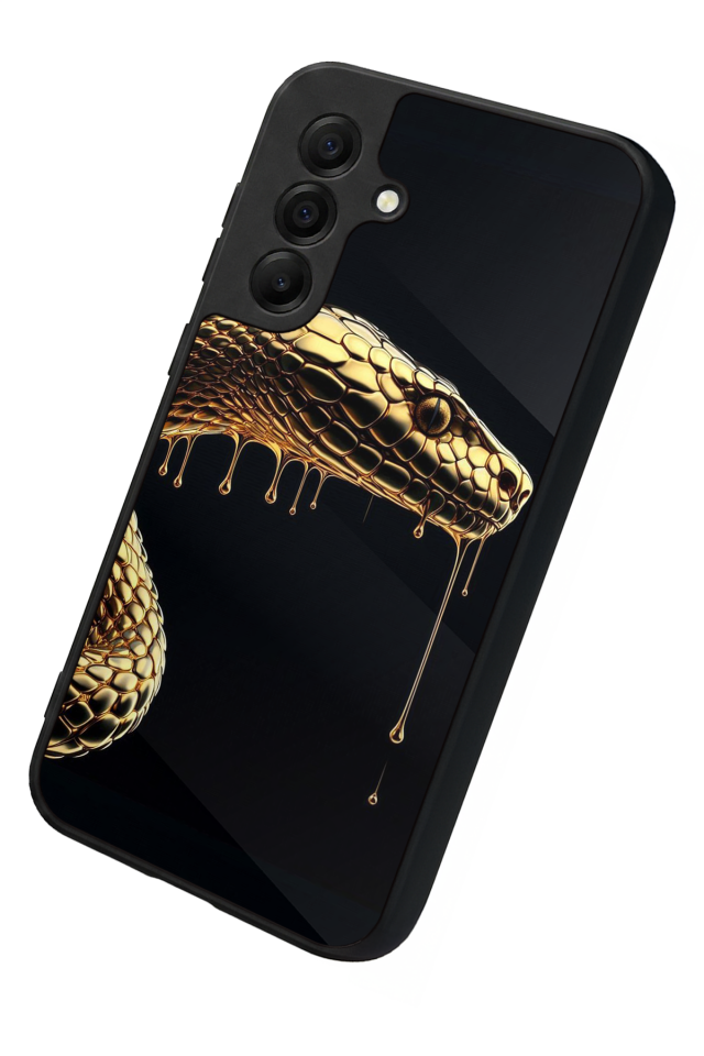 Samsung Galaxy A17 Uyumlu Yılan Tasarımlı Glossy Premium Kılıf
