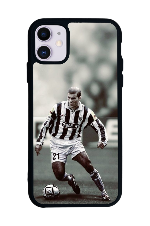 iPhone 11 Uyumlu Zidane Tasarımlı Glossy Premium Kılıf