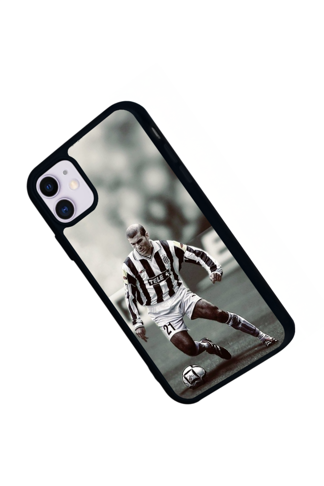 iPhone 11 Uyumlu Zidane Tasarımlı Glossy Premium Kılıf