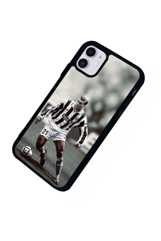 iPhone 11 Uyumlu Zidane Tasarımlı Glossy Premium Kılıf