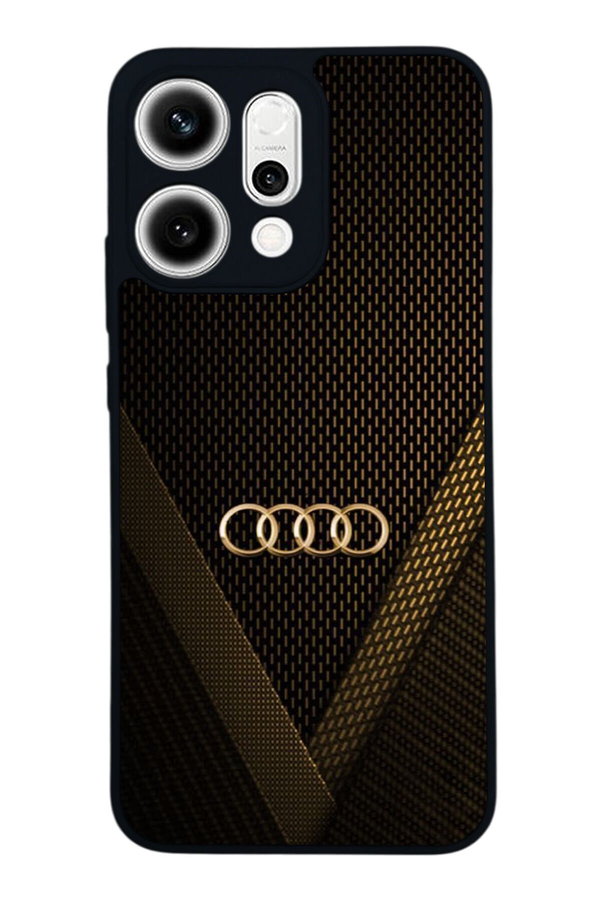 Oppo Reno 14 Uyumlu Audi Tasarımlı Glossy Premium Kılıf