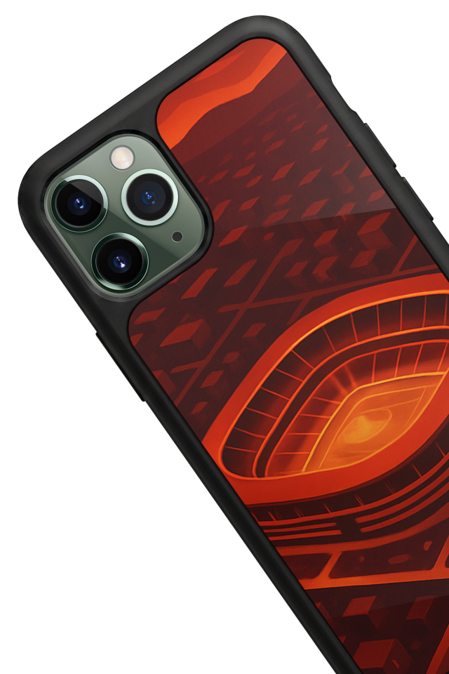 iPhone 11 Pro Max Uyumlu Aslan Tasarımlı Glossy Premium Kılıf