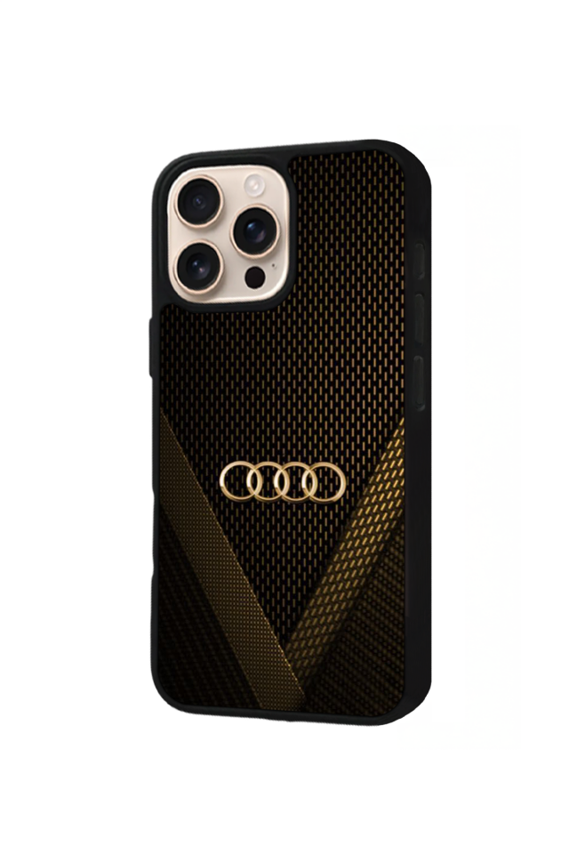 iPhone 14 Pro Max Uyumlu Audi Tasarımlı Glossy Premium Kılıf