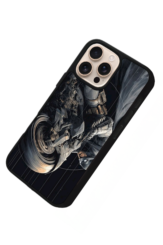 iPhone 16 Pro Uyumlu Batman Tasarımlı Glossy Premium Kılıf