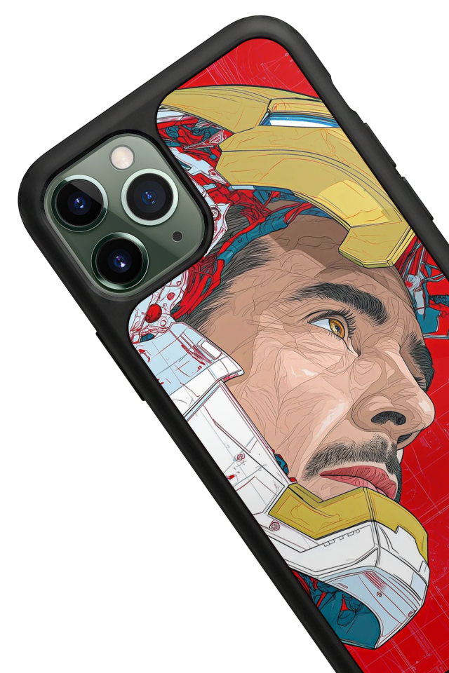 iPhone 11 Pro Uyumlu Iron Man ( Demir Adam ) Tasarımlı Glossy Premium Kılıf