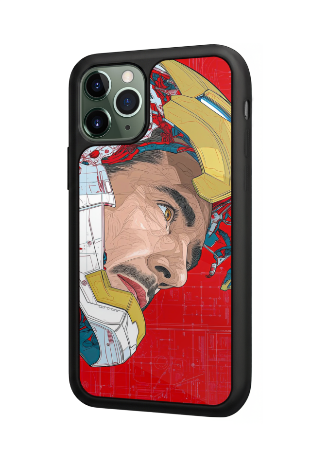 iPhone 11 Pro Uyumlu Iron Man ( Demir Adam ) Tasarımlı Glossy Premium Kılıf