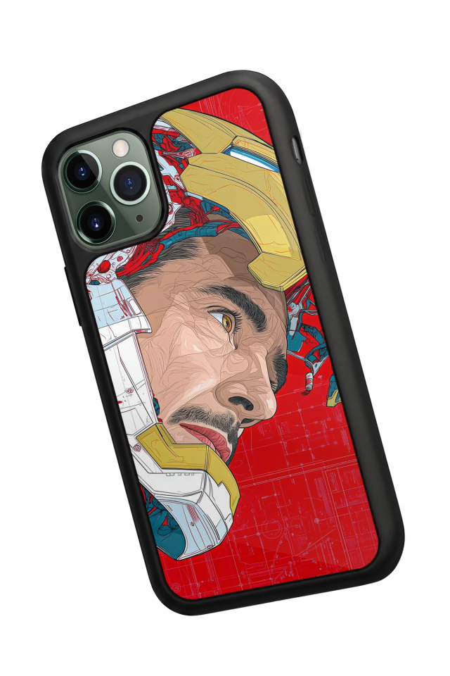 iPhone 11 Pro Uyumlu Iron Man ( Demir Adam ) Tasarımlı Glossy Premium Kılıf