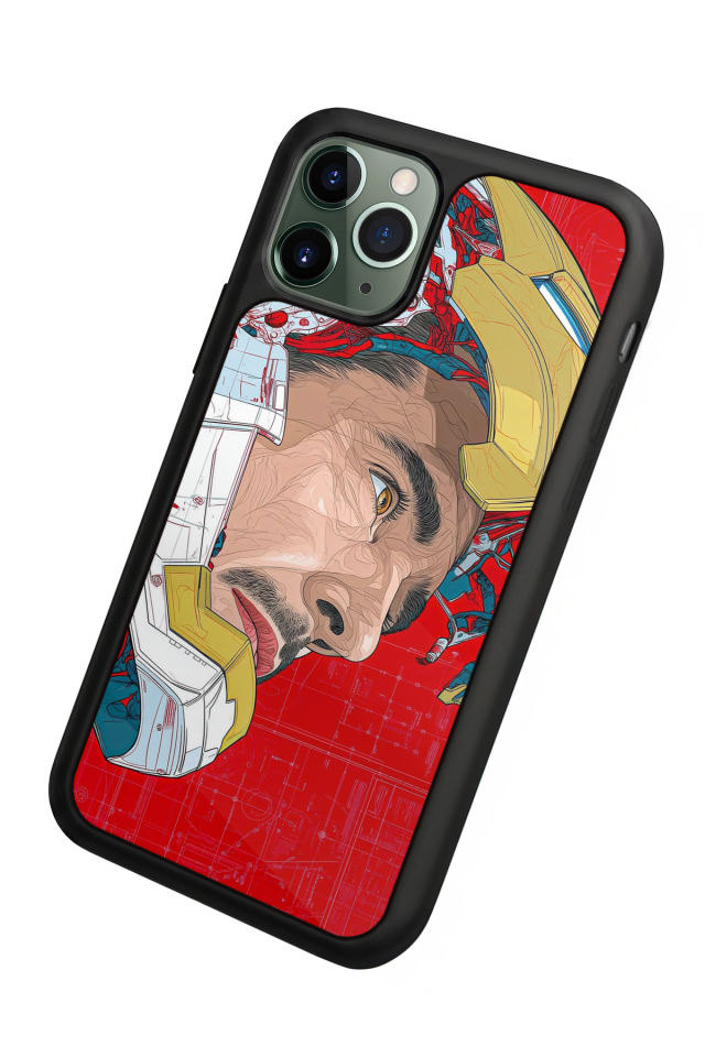iPhone 11 Pro Uyumlu Iron Man ( Demir Adam ) Tasarımlı Glossy Premium Kılıf